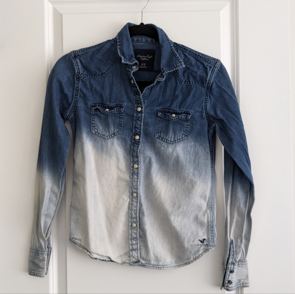 American Eagle Denim Shirt